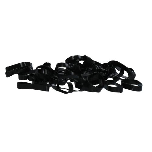 Excellent Horse Rubber Bands Silicone Black