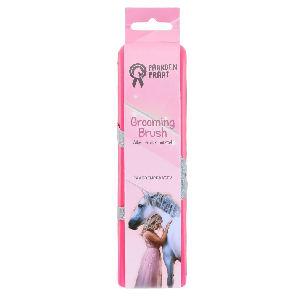 Paardenpraat Grooming Brush Rosa M