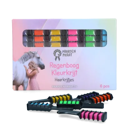 Paardenpraat Regenboog Kleurkrijt