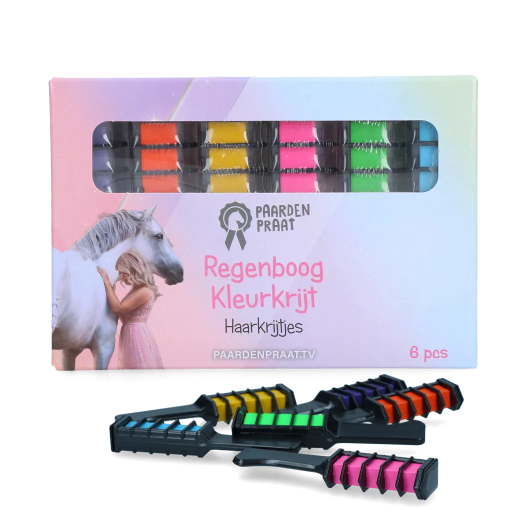 Paardenpraat Regenboog Kleurkrijt