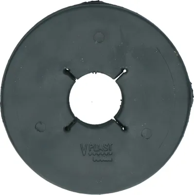 Gebisscheibe Pferd 90 mm Schwarz