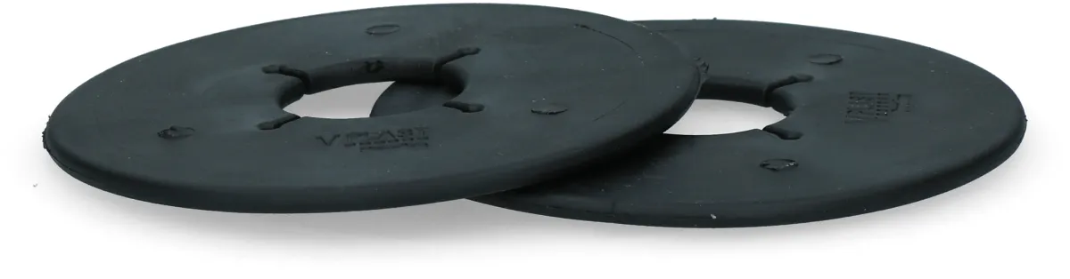 Gebisscheibe Pferd 90 mm Schwarz