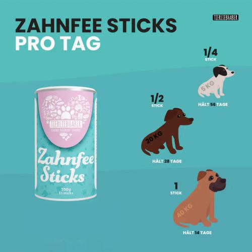 Tierliebhaber Zahnfee Sticks 350g