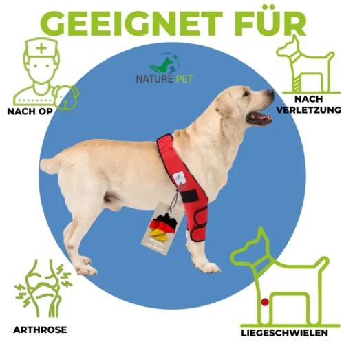 Ellenbogenbandage - Liegeschwielenbandage - Nature Pet XL