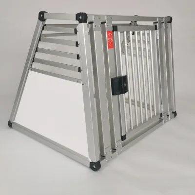 Stosstangenschutz zuHundebox Alu "NOVUS",  H 62cm,  B 80cm,  T 63cm