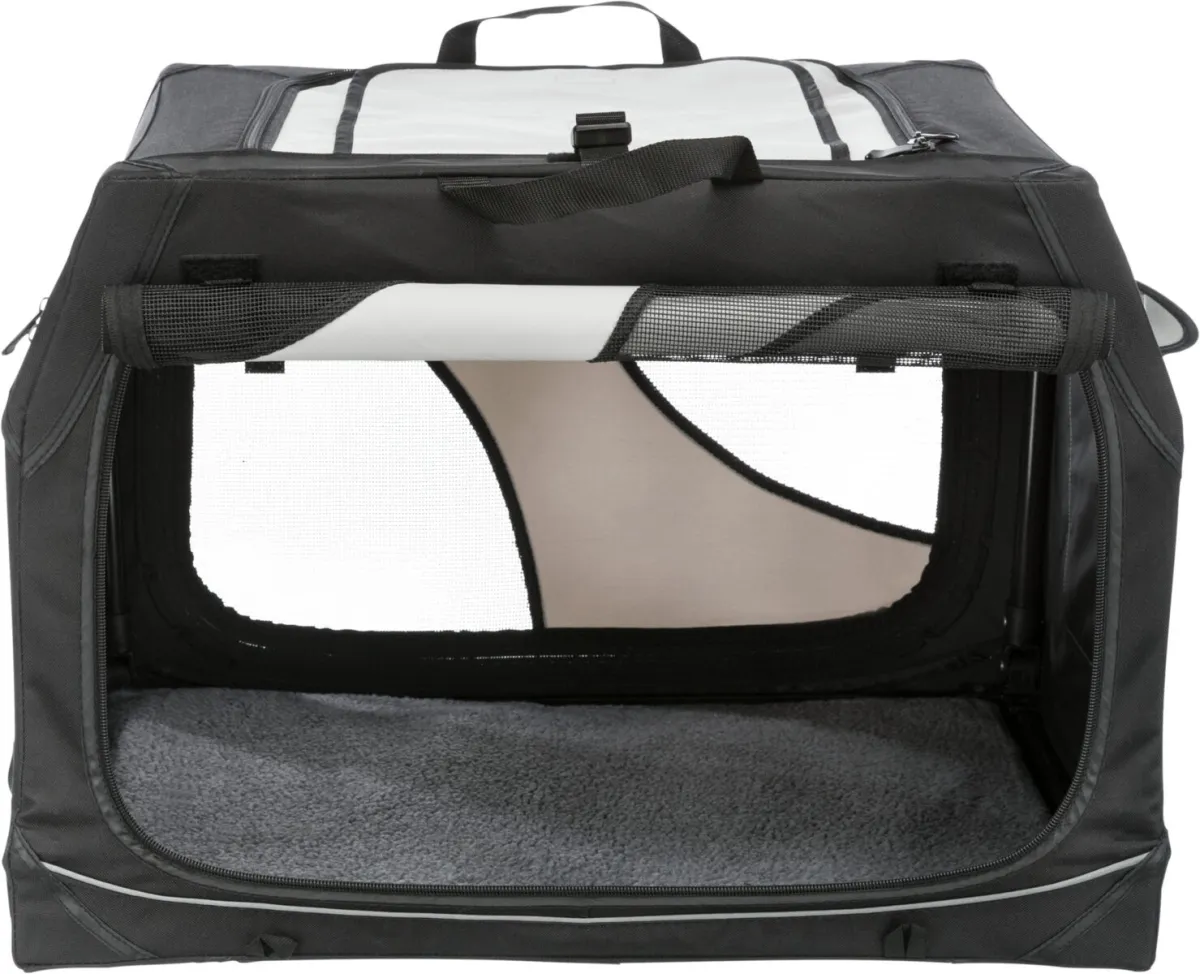 Transportbox für Hunde – Mobile Kennel Vario mit Metallrahmen 61x43x40