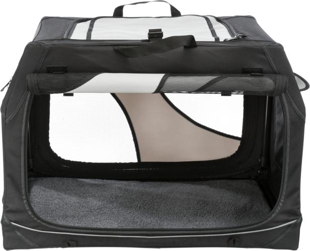 Transportbox für Hunde – Mobile Kennel Vario mit Metallrahmen 61x43x40