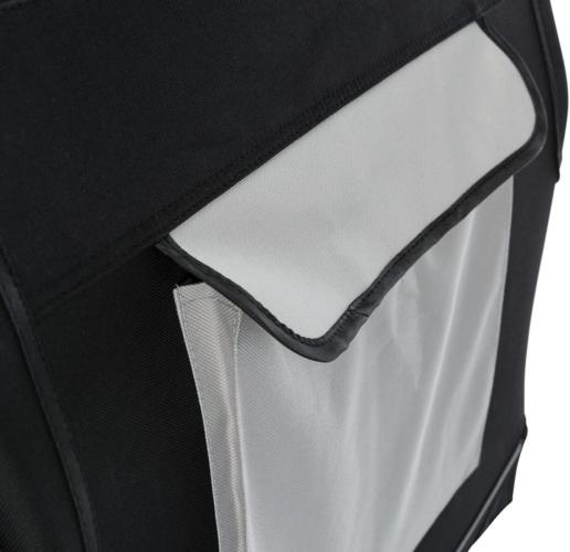 Transportbox für Hunde – Mobile Kennel Vario mit Metallrahmen 61x43x40