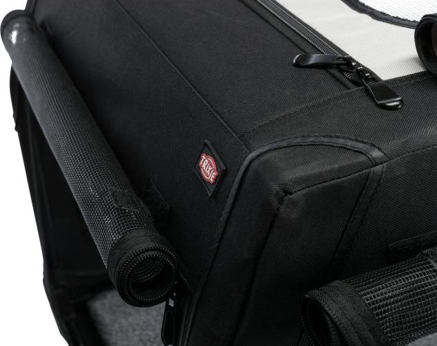 Transportbox für Hunde – Mobile Kennel Vario mit Metallrahmen 61x43x40