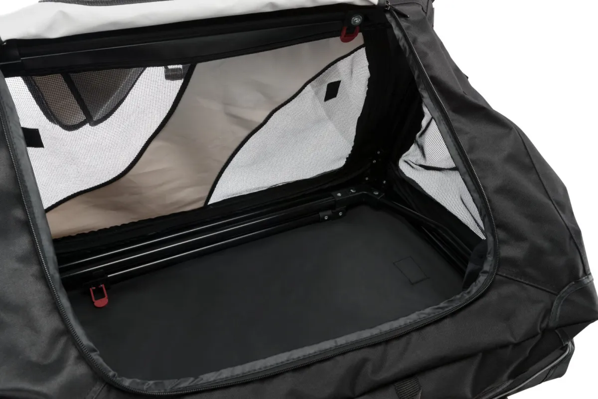 Transportbox für Hunde – Mobile Kennel Vario mit Metallrahmen 99x 67x71cm