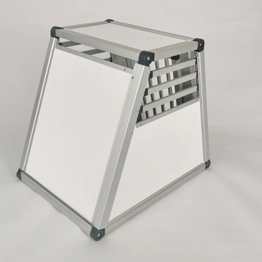 Hundebox Alu "APOLLO", H 55cm, B 45cm, T 62cm,