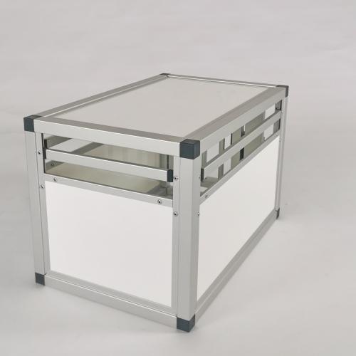 Hundebox Alu "REXTON",  H 40cm,  B 35cm,  T 55cm, Hundebox
