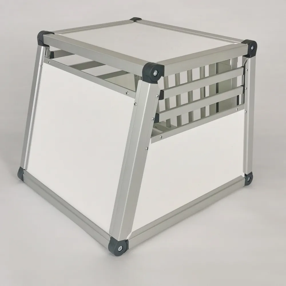 Stosstangenschutz zuHundebox Alu "Citan",  H 42cm,  B 45cm,  T 50cm