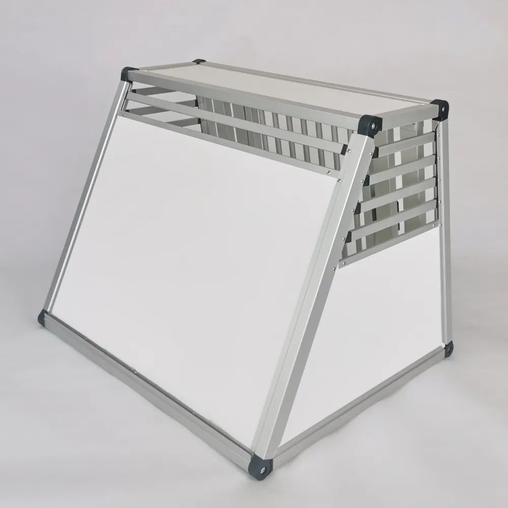 Stosstangenschutz zuHundebox Alu "NOVUS",  H 62cm,  B 80cm,  T 63cm