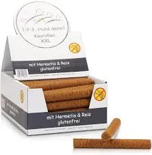 Unverpackt: Mascota Kaurollen XXL Insekten & Reis 50 Stk Hundesnack