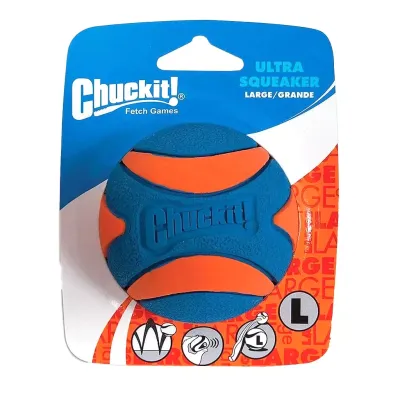 Chuckit! Ultra Ball L Apportierball aus Naturkautschuk Ø 7,6 cm