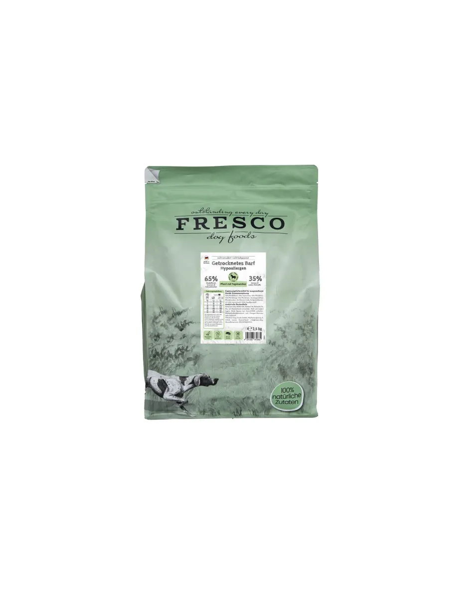 TrockenBarf Hypoallergen-Menü Pferd mit Topinambur (Gewicht: 2,5kg)