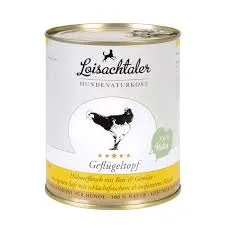 Loisachtaler Geflügeltopf 200 g Nassfutter für Hunde