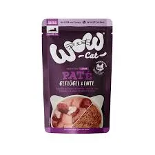 WOW Cat Senior Geflügel&Ente, Alleinfuttermittel Beutel 125g