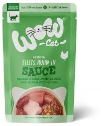 WOW Cat Huhn in Sauce Katzenfutter Beutel 85 g