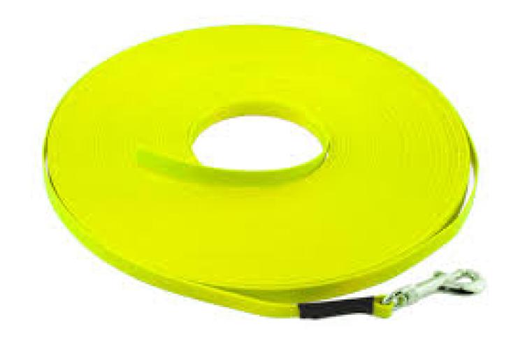 Biothan Schleppleine 6m 10mm neongelb ohne Handschlaufe