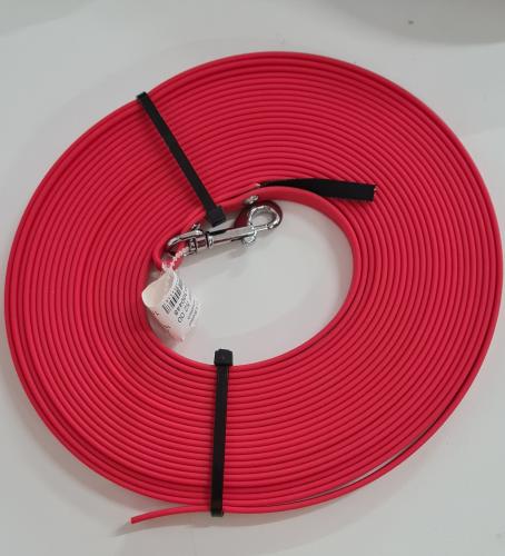 Biothan Schleppleine 10m 10mm rot ohne Handschlaufe