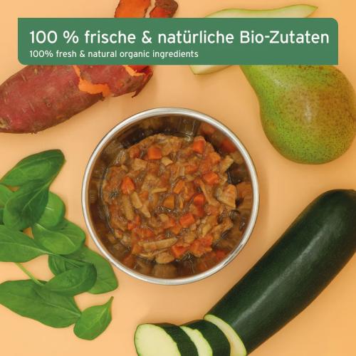 AniForte BARF-Line Bio Barf Püree Süsskartoffel & Birne 14*150g