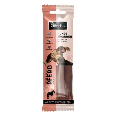 Chewies Hundezigarren Pferd 75g