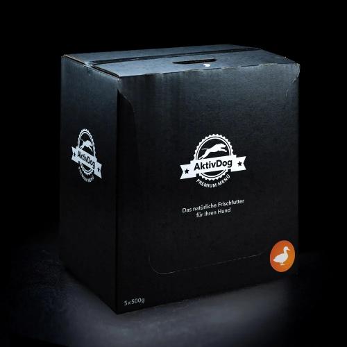 AktivDog Ente mit Reis und Apfel 5x500g