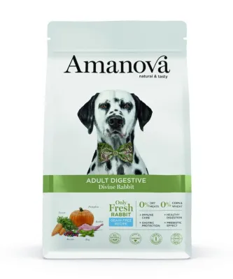 Amanova Adult Digestive Kaninchen Grain Free Hundefutter 2 kg
