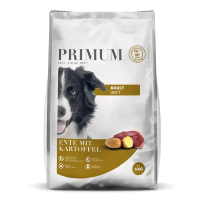 PRIMUM Adult Ente mit Kartoffel 1,5 kg halbfeuchtes Hundefutter