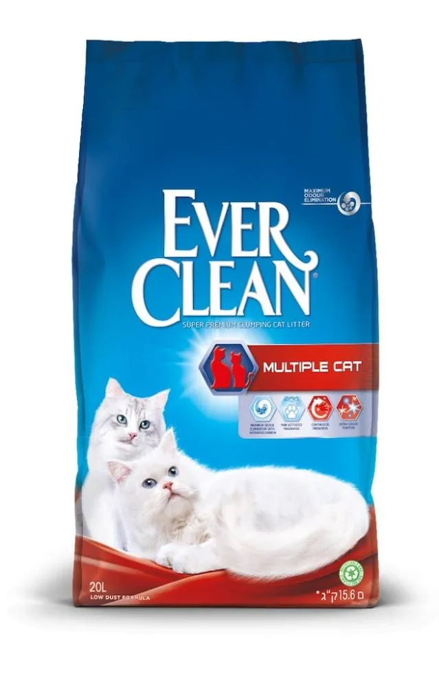 Ever Clean Multiple Cat klumpende Katzenstreu 20 l