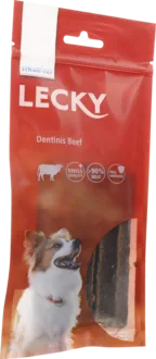 Lecky Dentinis Beef Hundesnack mit Rind 5 Stück