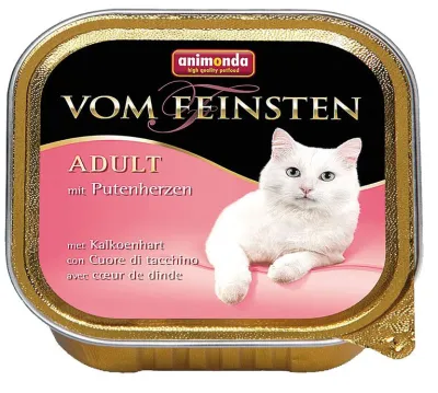 animonda Vom Feinsten mit Putenherzen Katzenfutter 100 g