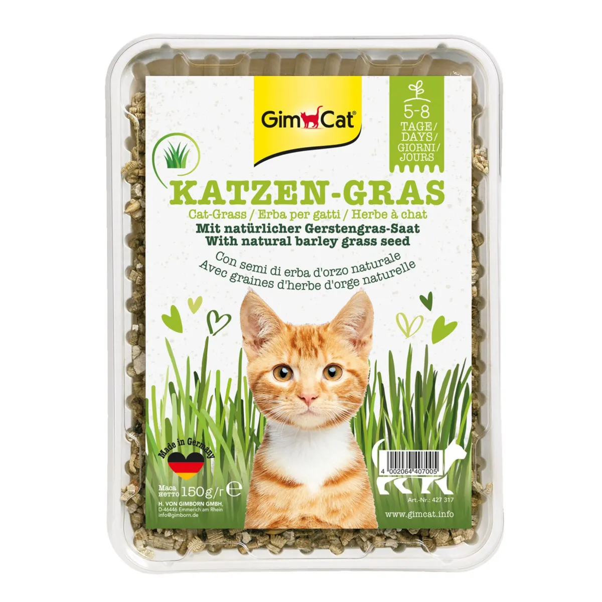 GimCat Katzengras für Katzen 150 g