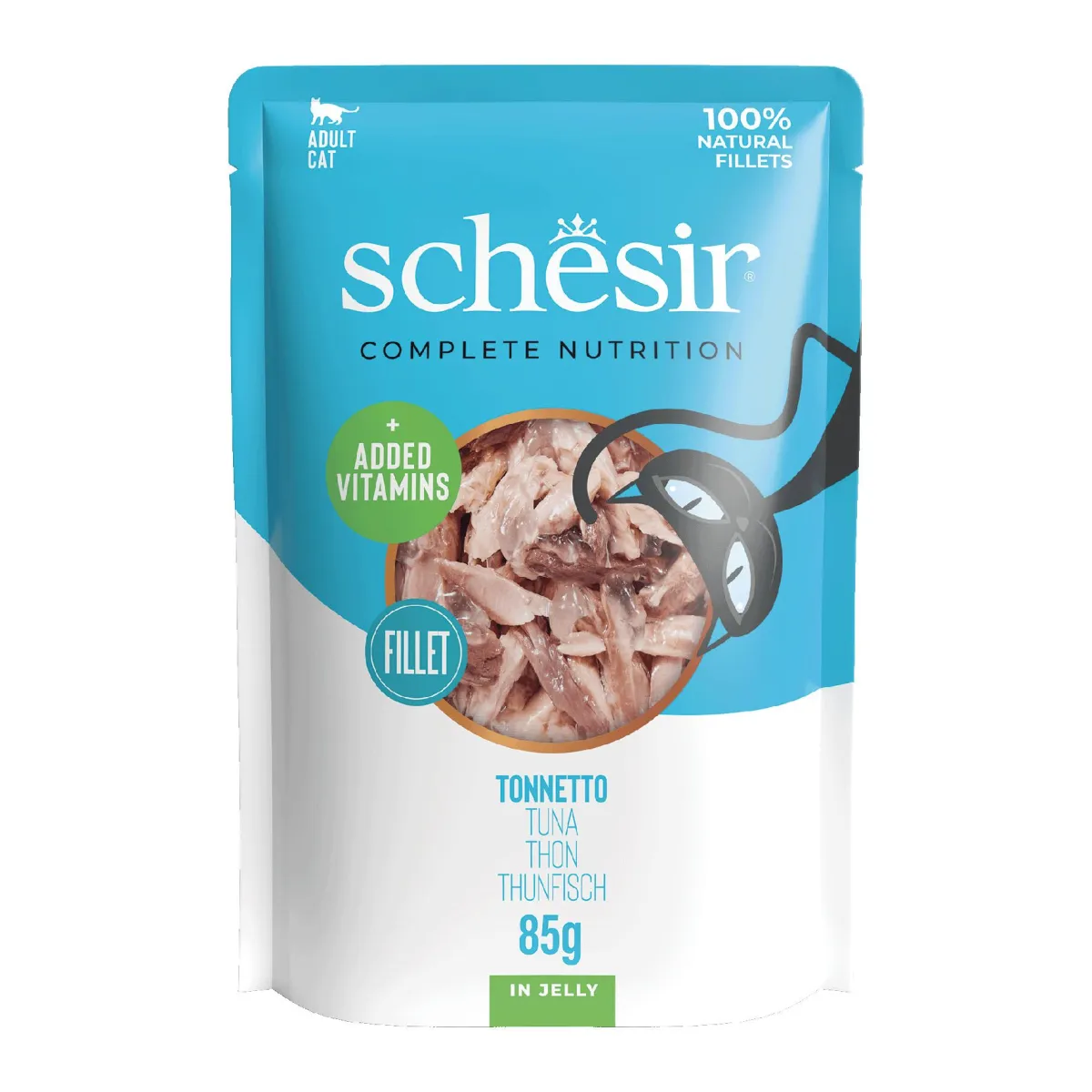Schesir Thunfisch in Jelly Katzenfutter 85 g