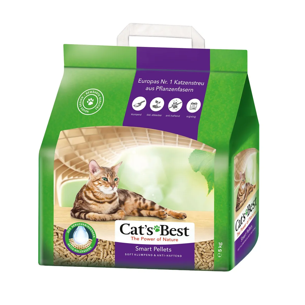 Cat’s Best Smart Pellets Katzenstreu Holzpellets 10 l