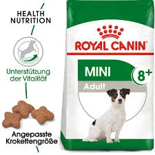 Royal Canin Mini Adult 8+ Trockenfutter für Hunde 8 kg