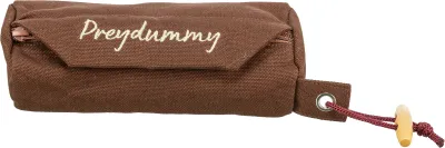 Preydummy aus Canvas – braun, Ø 7 × 18 cm