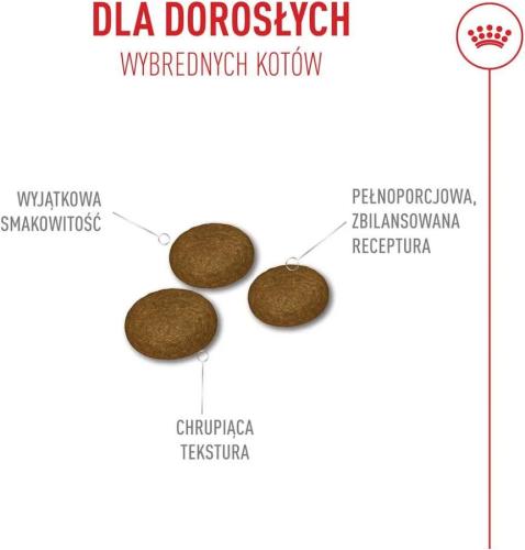 Royal Canin Fussy Exigent Katzentrockenfutter für wählerische Katzen 4 kg