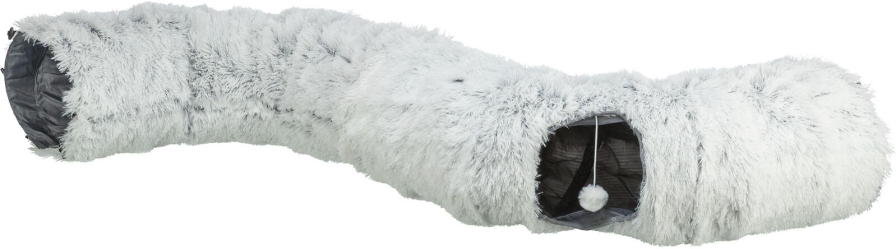 Spieltunnel/-donut Harvey, Plüsch, ø 25×160cm, grau TRIXIE