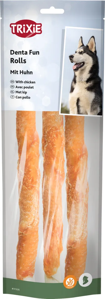 Trixie Denta Fun Kauknoten Huhn 28 cm 250 g