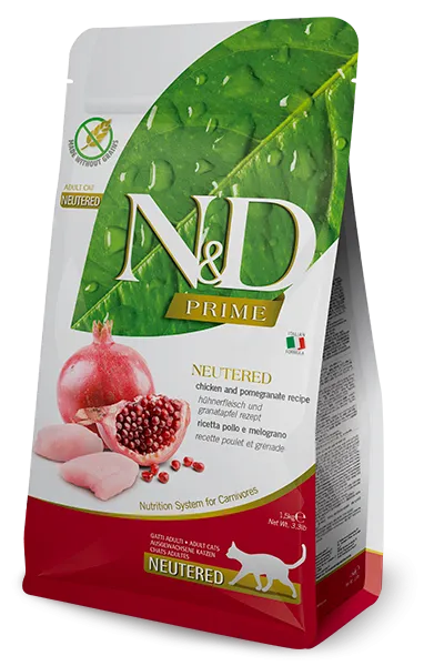 Farmina N&D Prime Neutered Huhn & Granatapfel Katze 5 kg