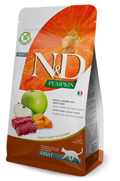 Farmina N&D Pumpkin Hirsch Kürbis Apfel Katze 5 kg