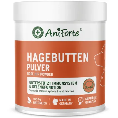 Hagebuttenpulver  Vitamin C für Gelenke & Immunsystem