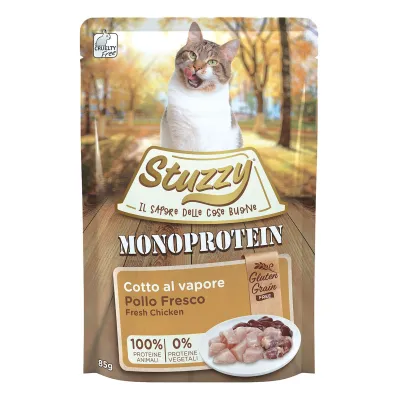 Stuzzy Monoprotein Adult Cat Huhn Nassfutter 85 g