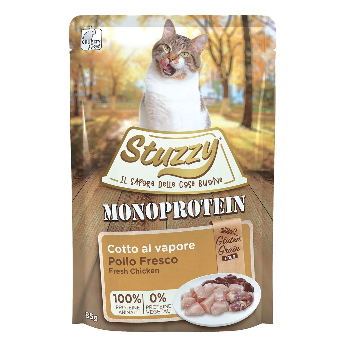 Stuzzy Monoprotein Adult Cat Huhn Nassfutter 85 g