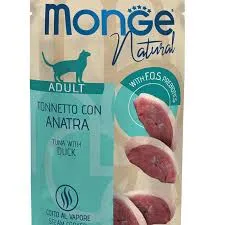 Monge Natural Cat Adult Thunfisch & Ente Nassfutter 80g