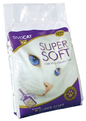 SivoCat SuperSoft Katzenstreu Babyduft 12L / 11,6kg