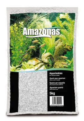 Amazonas Quarzsand hellgrau 0–1 mm Aquariensand 5kg